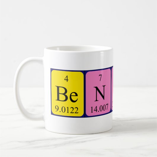 Benson Periodenname Tasse (Links)
