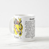 Benson-Wappen Tasse (Vorderseite Links)