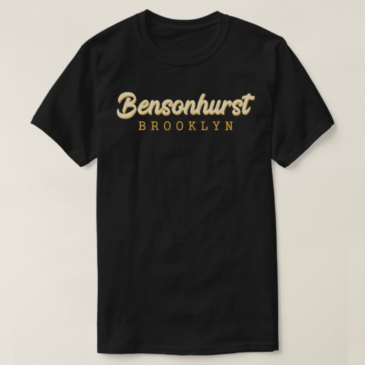Bensonhurst  Cool Retro Brooklyn NYC  T-Shirt (Design vorne)