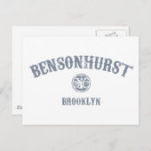 Bensonhurst Postkarte (Vorne/Hinten)