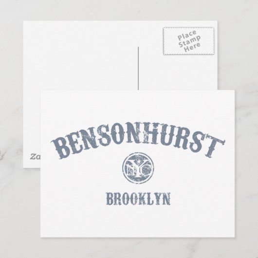 Bensonhurst Postkarte (Vorne/Hinten)