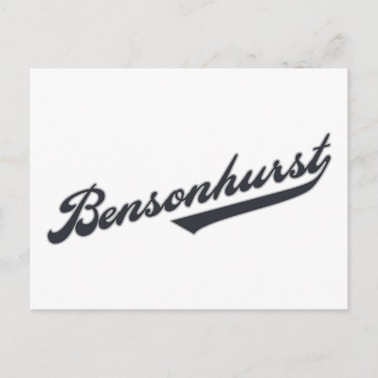 Bensonhurst Postkarte (Vorderseite)
