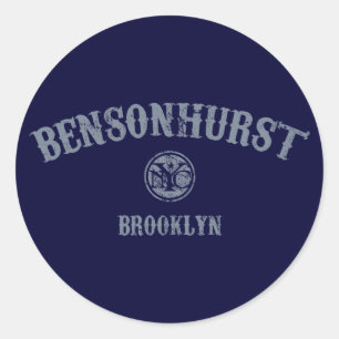 Bensonhurst Runder Aufkleber
