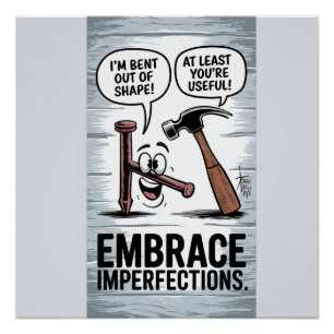 "Bent but Nützful" Tool Spaß Workshop Motivation Poster