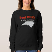 Bent Creek and Hildebran North Carolina USA State Sweatshirt (Vorderseite)