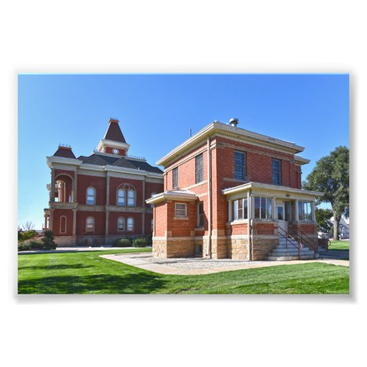 Bent Landkreis Jail and Courthouse, Colorado Fotodruck (Vorne)