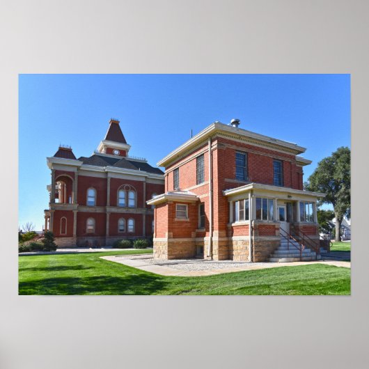 Bent Landkreis Jail and Courthouse, Colorado Poster (Vorne)