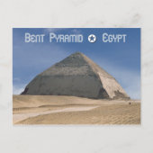 Bent Pyramid in Dahshur, Ägypten Postkarte (Vorderseite)