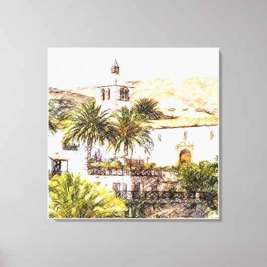 Bentancuria, Fürteventura, Kanarische Inseln Leinwanddruck (Vorderseite)