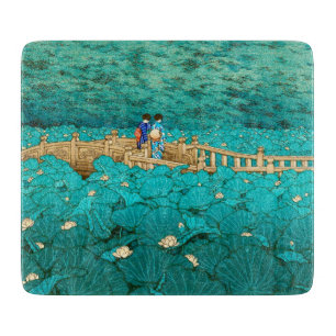 Benten Teich Shiba Kawase Hasui an der Schneidebrett