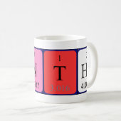 Benthe Periodenname Tasse (VorderseiteRechts)