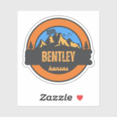 Bentley, Kansas Aufkleber (Blatt)