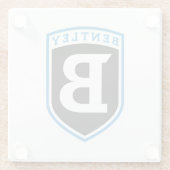 Bentley University Glasuntersetzer (Rückseite)