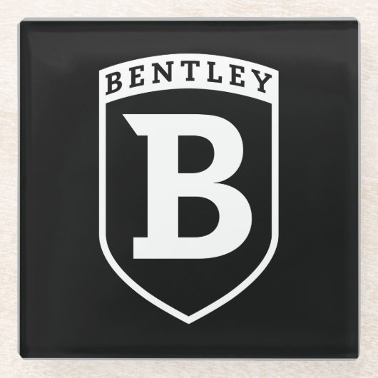 Bentley University Glasuntersetzer (Vorderseite)