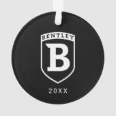 Bentley University Ornament (Rückseite)