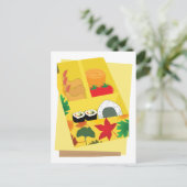 Bento-Box Postkarte (Stehend Vorderseite)