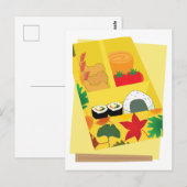 Bento-Box Postkarte (Vorne/Hinten)