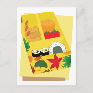 Bento-Box Postkarte