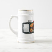 Bento Cartoon Illustration Bierglas (Links)