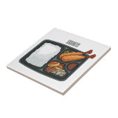 Bento Cartoon Illustration Fliese (Seite)