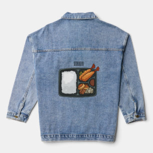 Bento Cartoon Illustration Jeansjacke