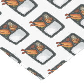 Bento Cartoon Illustration Kurzer Tischläufer (Ecke)