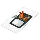 Bento Cartoon Illustration Magnet (Linke Seite)