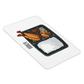 Bento Cartoon Illustration Magnet (Rechte Seite)