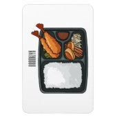Bento Cartoon Illustration Magnet (Vertikal)