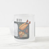 Bento Cartoon Illustration Mattglastasse (Vorderseite Links)