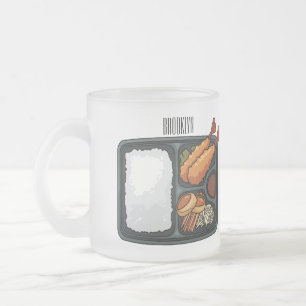 Bento Cartoon Illustration Mattglastasse