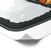 Bento Cartoon Illustration Poster (Ecke)