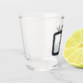 Bento Cartoon Illustration Schnapsglas (Links)