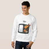 Bento Cartoon Illustration Sweatshirt (Vorne ganz)