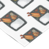 Bento Cartoon Illustration Tischdecke (Schrägansicht)