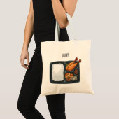 Bento Cartoon Illustration Tragetasche (Vorderseite (Produkt))