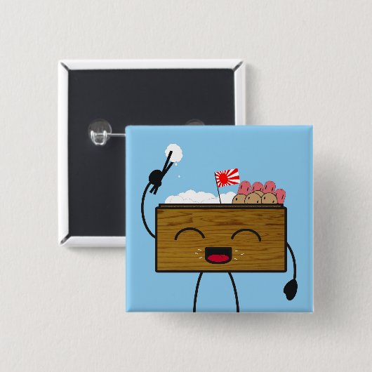 Bento-kun Button (Vorne & Hinten)