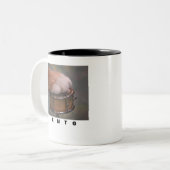 Bento SCHALE BEIDE SEITEN-KUNST! Zweifarbige Tasse (Vorderseite Links)