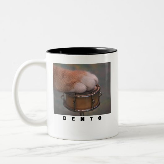 Bento SCHALE BEIDE SEITEN-KUNST! Zweifarbige Tasse (Links)