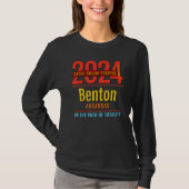 Benton Arkansas AR Total Solar Eclipse 2024 4 T-Shirt (Vorderseite)