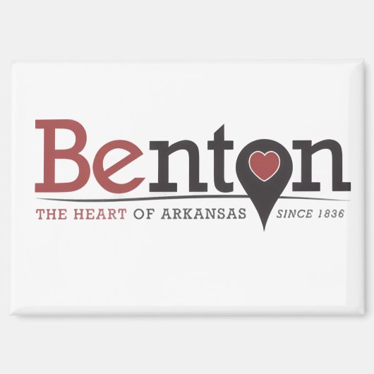 BENTON ARKANSAS Magnet (Vorderseite)