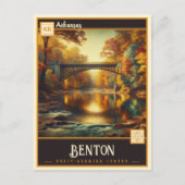 Benton, Arkansas | Vintage Postkarte (Vorderseite)