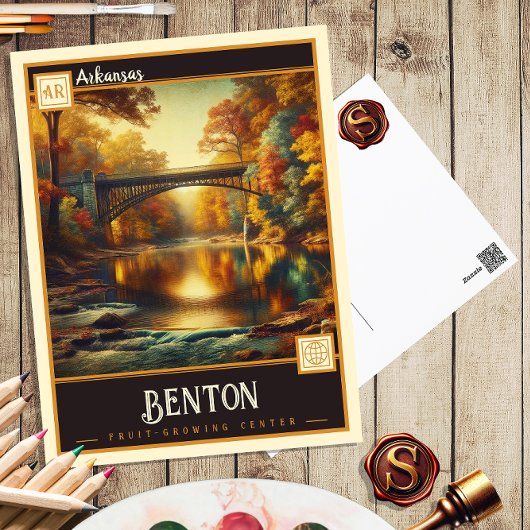 Benton, Arkansas | Vintage Postkarte