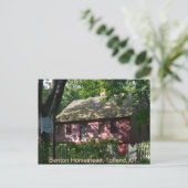Benton Homestead, Tolland, CT. Postkarte (Stehend Vorderseite)