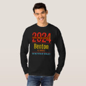 Benton Illinois IL Total Solar Eclipse 2024 4 T-Shirt (Vorne ganz)