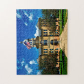 Benton Landkreis Courthouse Iowa. Puzzle (Vertikal)