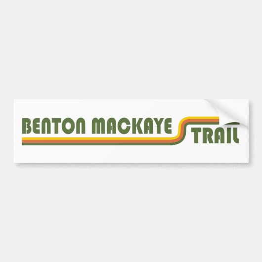 Benton MacKaye Trail Autoaufkleber (Vorne)