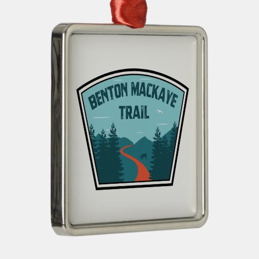 Benton MacKaye Trail Ornament Aus Metall (Rechts)