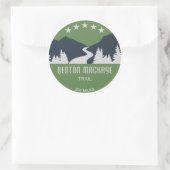 Benton MacKaye Trail Runder Aufkleber (Tasche)