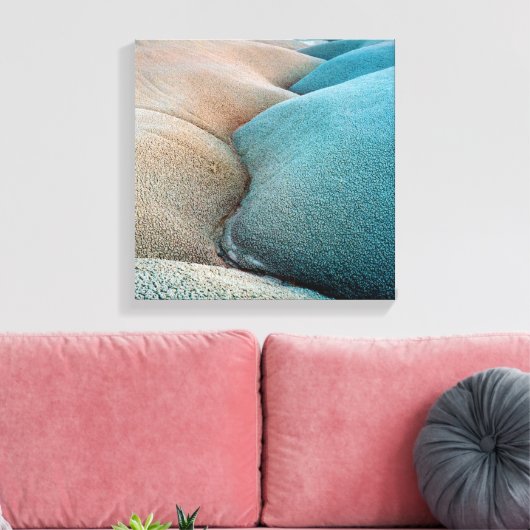 Bentonite Hills - Hauptstadt Reef Nationalpark Leinwanddruck (Insitu (Wohnzimmer))